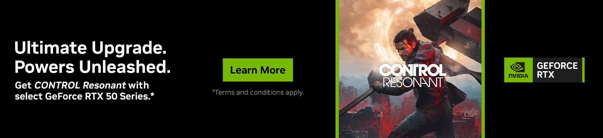 NVIDIA CONTROL Resonant Bundle Promotion – available with RTX 5070, 5070 Ti, 5080 and 5090 systems