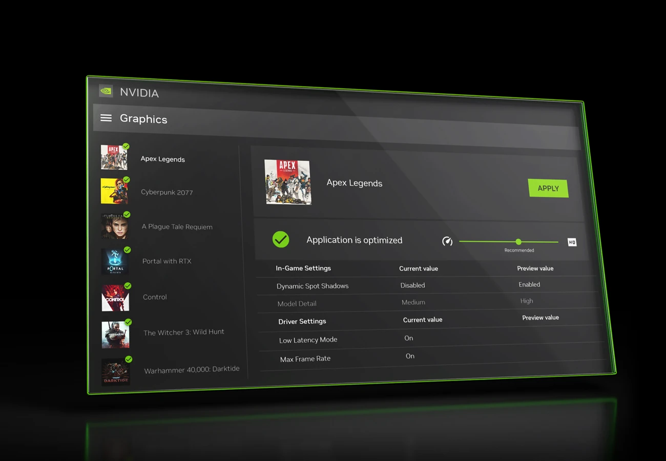 NVIDIA app preview