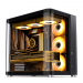 Jonsbo TK-2 Glass Gaming Case - Black + 6x RS120 RGB Fans